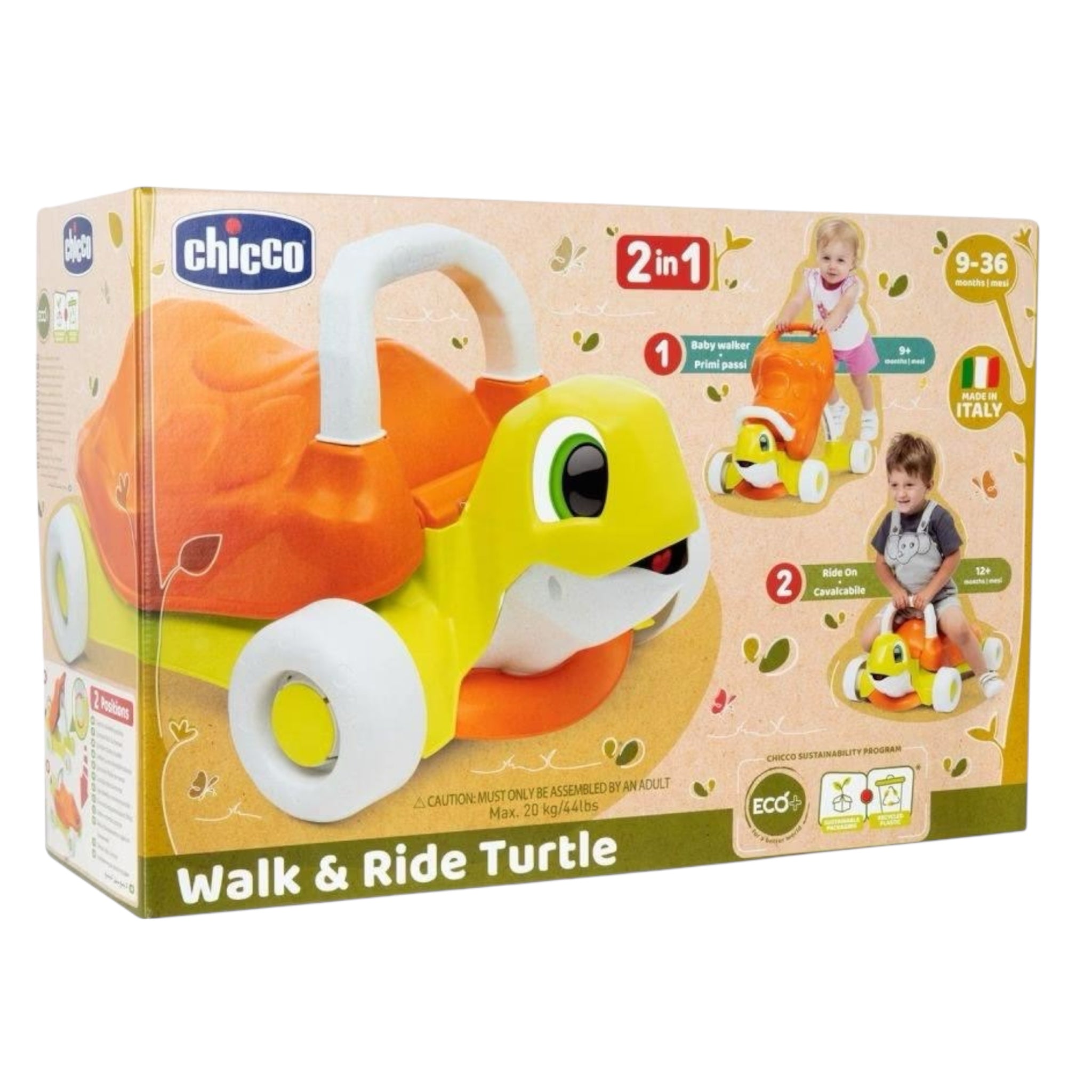 Chicco Primipassi Tartaruga 2in1 età 9m+