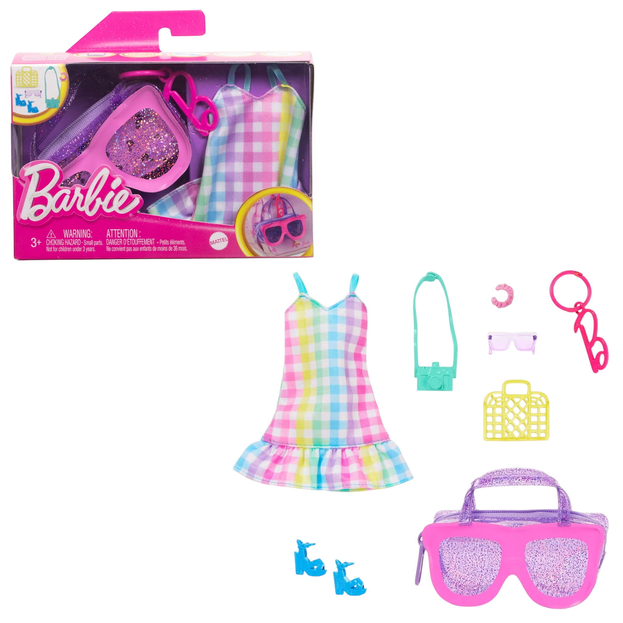 Mattel Barbie Abbigliamento e Accessori Vestiti Estate Borsette