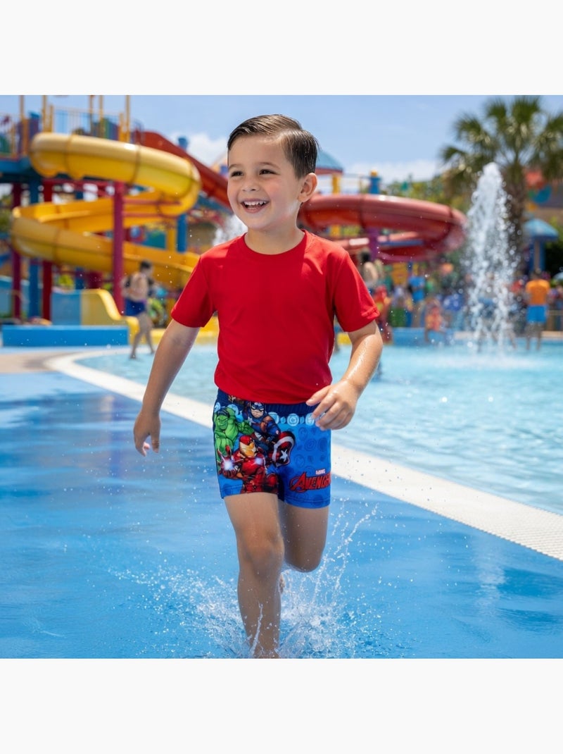 Costume Mare AVENGERS Boxer da Bagno per Bambini per Mare e Piscina
