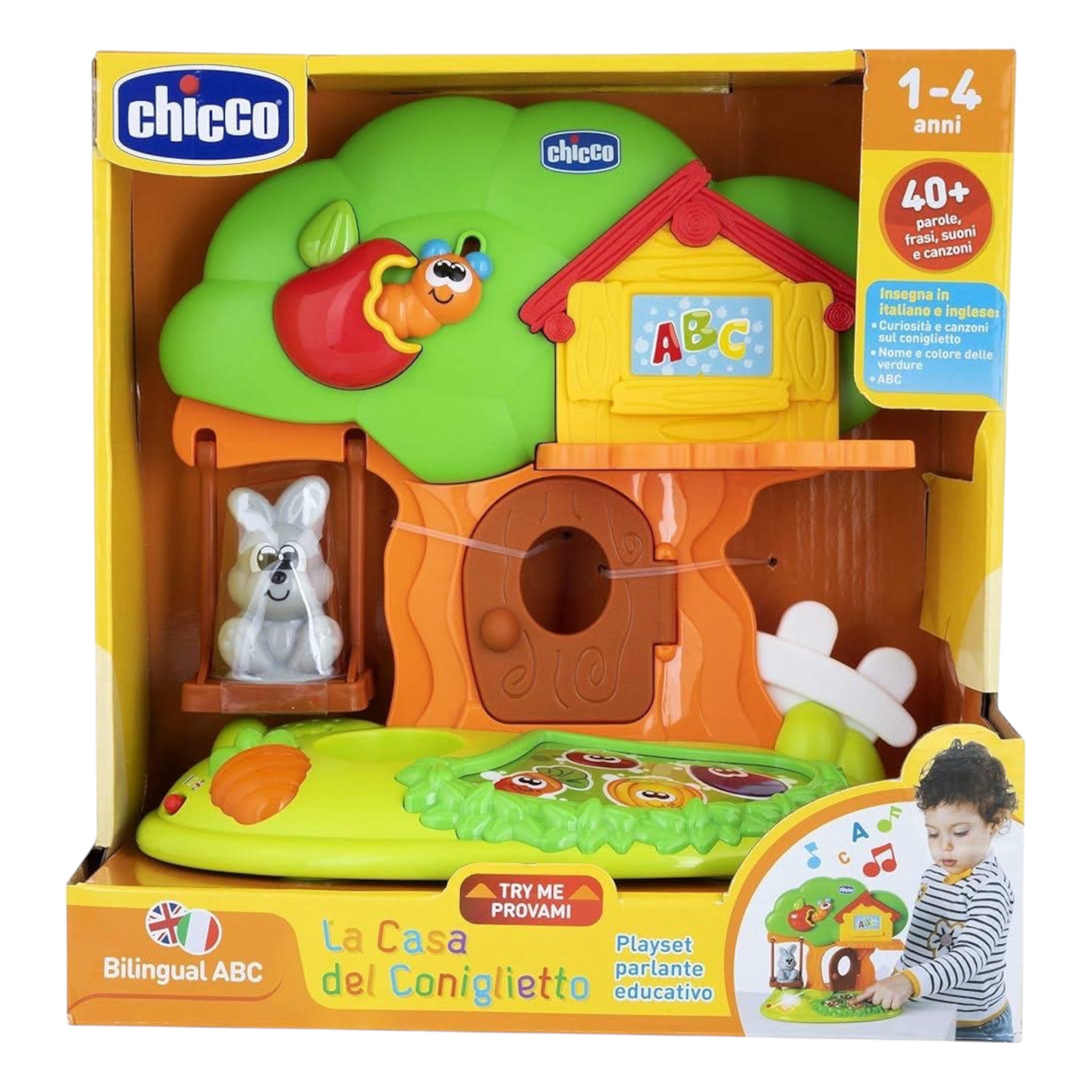Chicco La Casa del Coniglietto, Gioco interattivo età 1-4 Anni