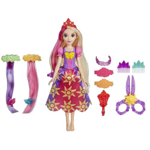Hasbro Rapunzel Principessa Disney Bambola con extension per capelli e accessori
