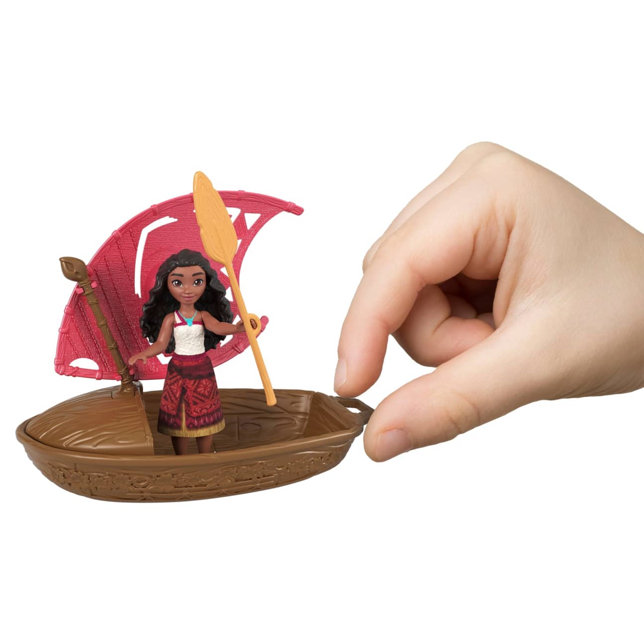 Mattel Disney Oceania 2 Set Mini Bambola Sorpresa con Canoa