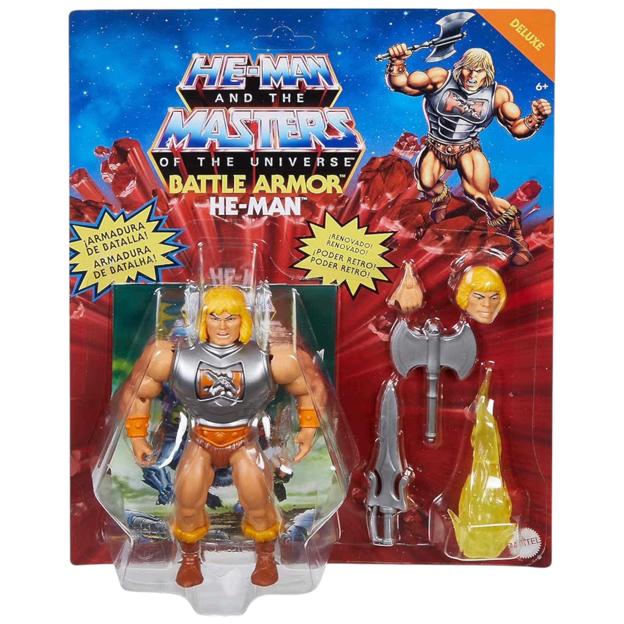 Mattel Masters of The Universe Origins Deluxe He-Man Action Figure