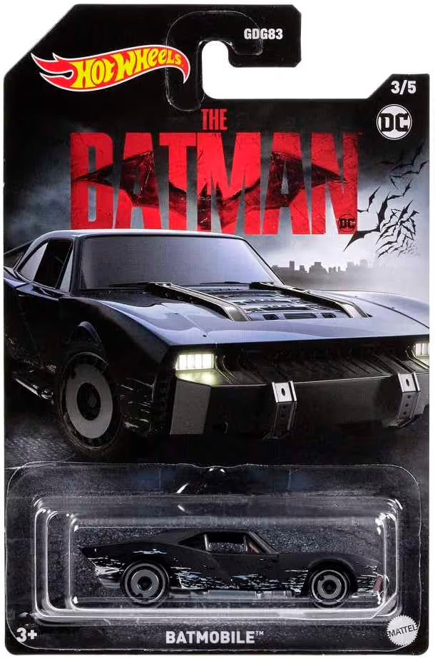 Mattel Hot Wheels - Batman DC Batmobile macchinina The Batman die-cast in scala 1:64 veicolo del Cavaliere Oscuro da collezione
