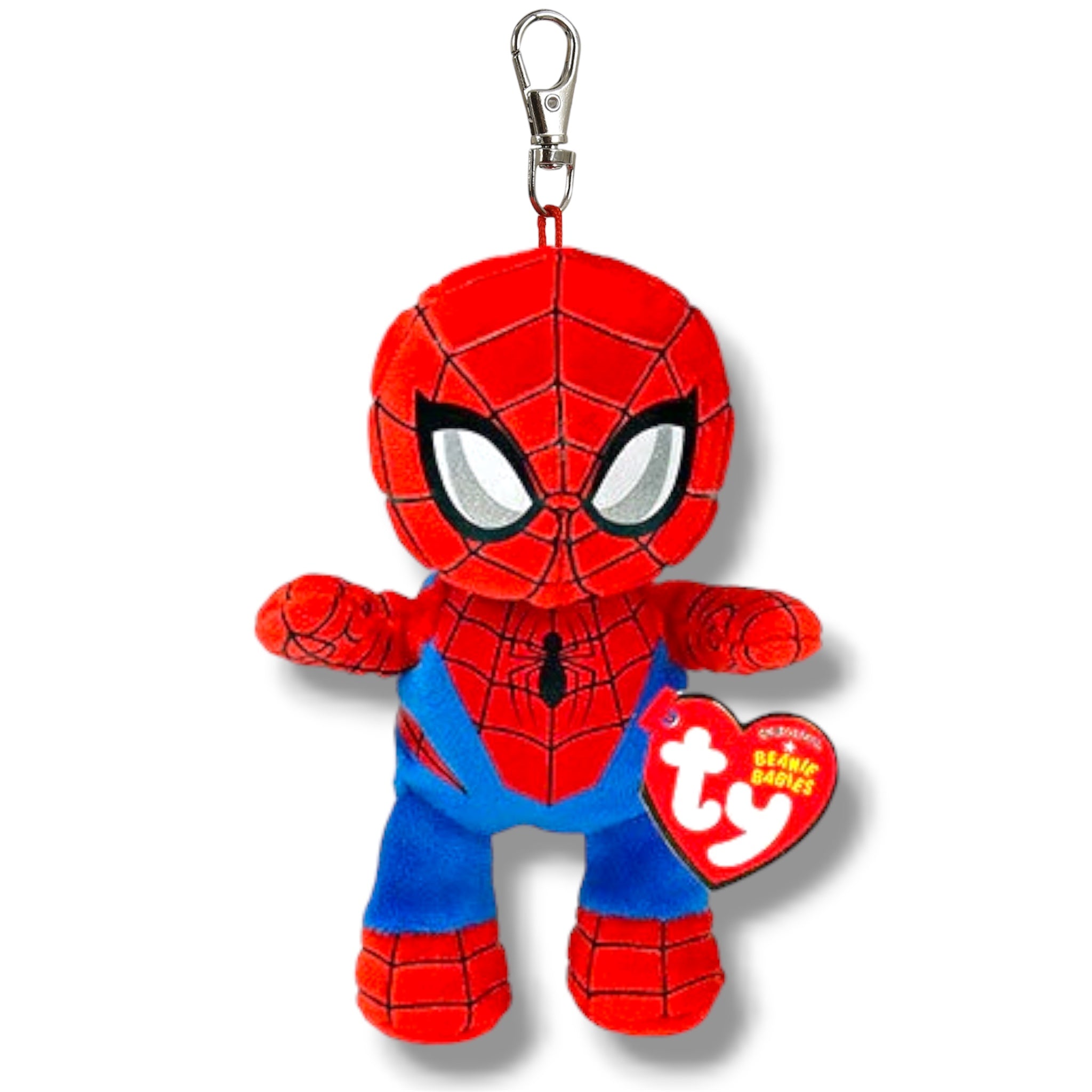 TY Spiderman Disney Portachiavi Beanie Clip