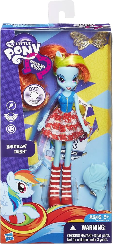 Hasbro My Little Pony Bambola Rainbow Dash di Equestria Girls