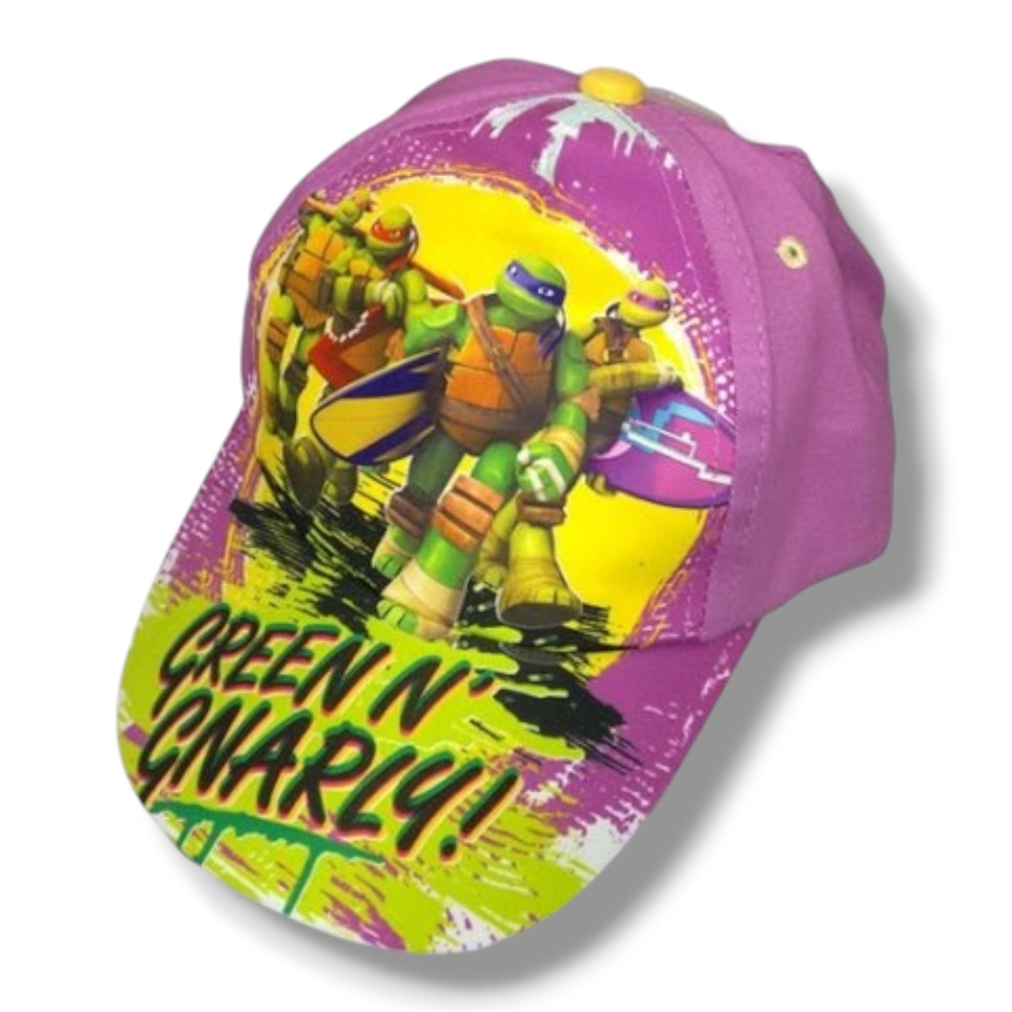 Cappellino Tartarughe Ninja da baseball Misura 52 cm Parasole Regolabile Velcro
