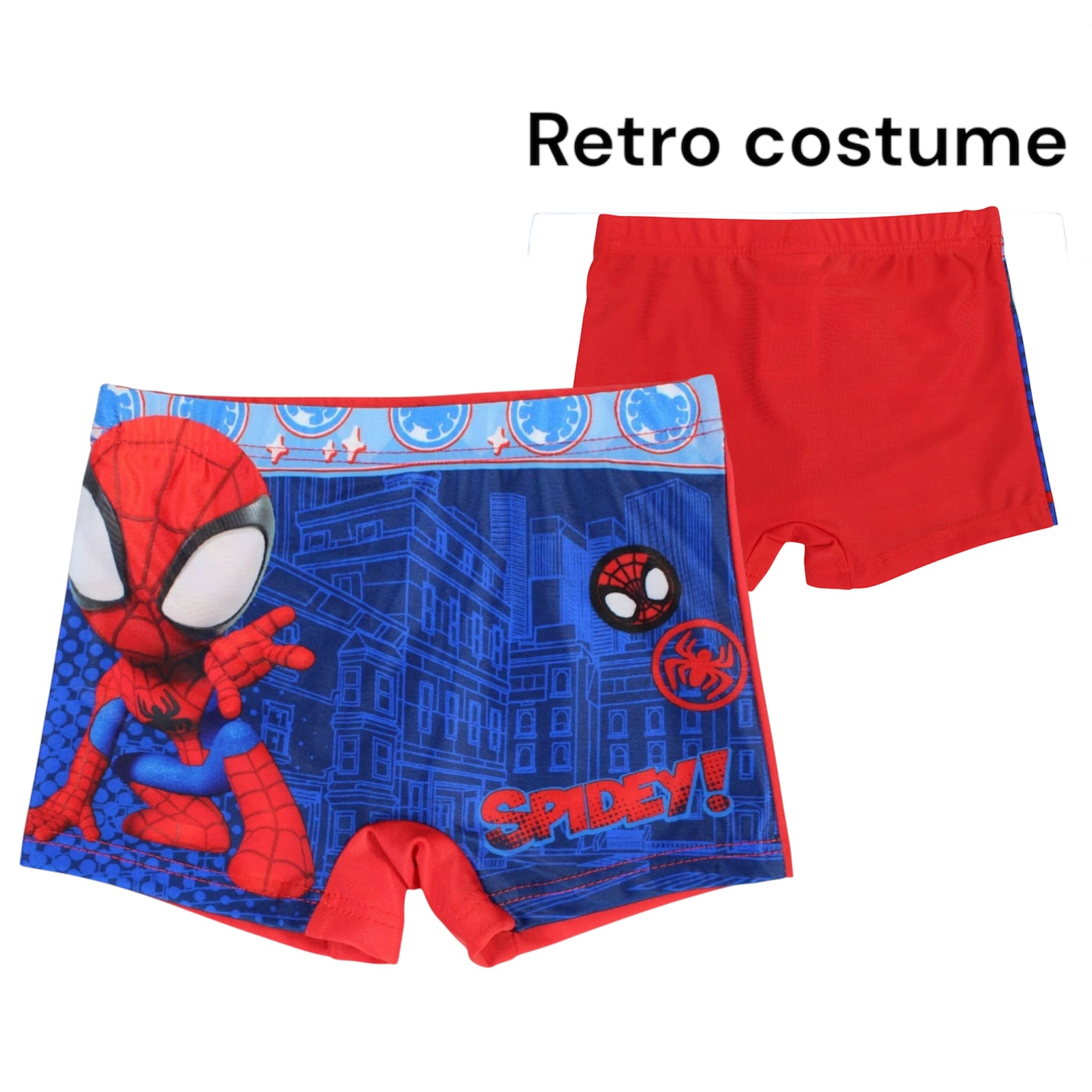 Costume Mare SPIDER-MAN Boxer da Bagno per Bambini per Mare e Piscina