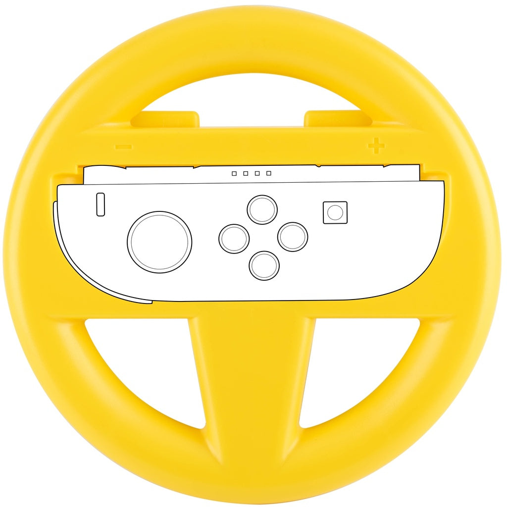 Qubick Pack 2 Volanti da Corsa - Nintendo Switch 2 (Verde/Giallo)
