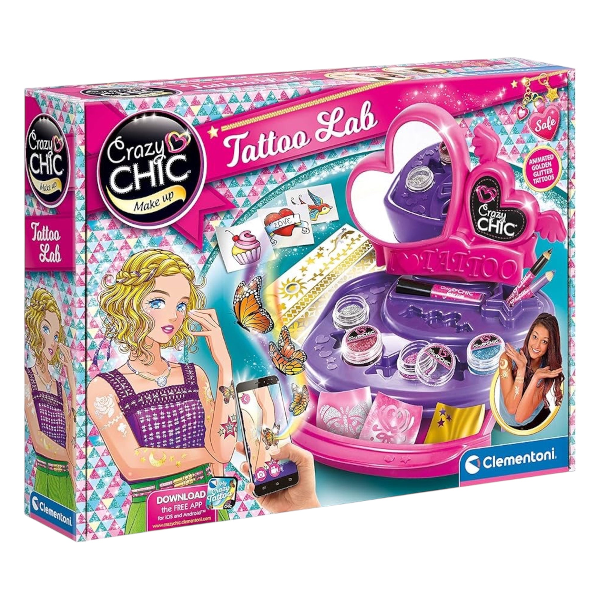 Clementoni Crazy Chic Il Laboratorio Dei Tatuaggi