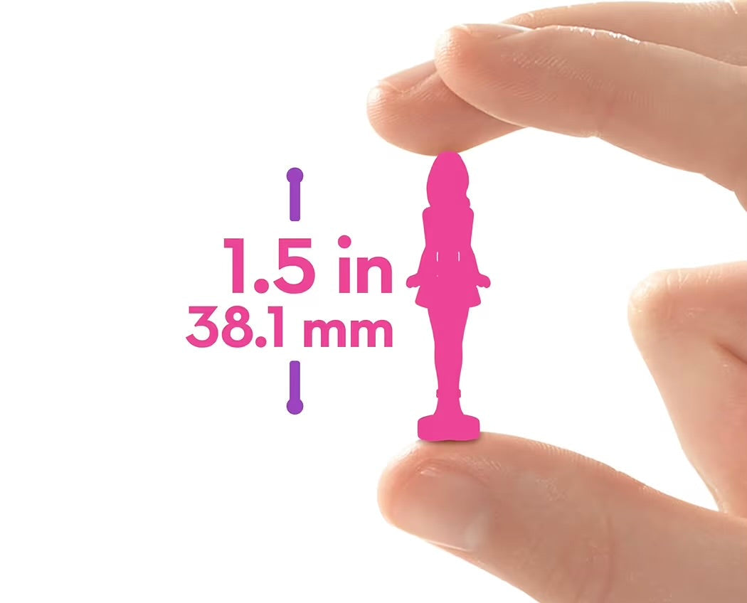 Mattel Barbie Party Surprise Rossa Brillante e Mini BarbieLand Fashionistas 3,8 cm a Sorpresa Tubetto Rossetto Rosso