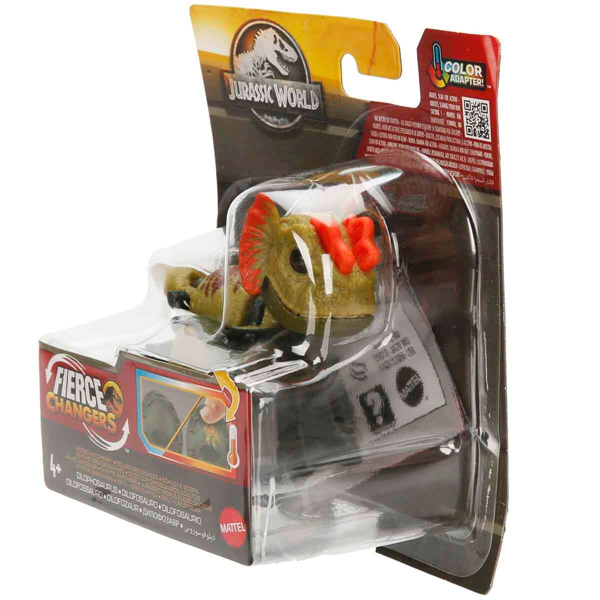 Mattel Jurassic World Dilophosaurus Trasformazione 2 in 1 HVB13