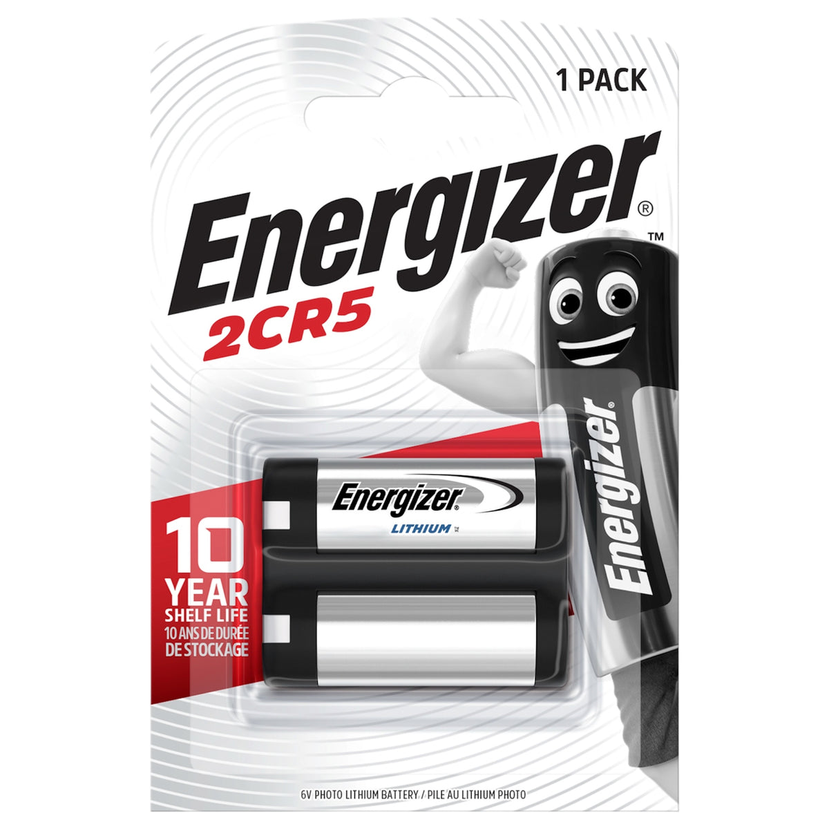 Pila 2CR5 Photo Lithium - 6V - Energizer specialistiche - blister 1 pezzo