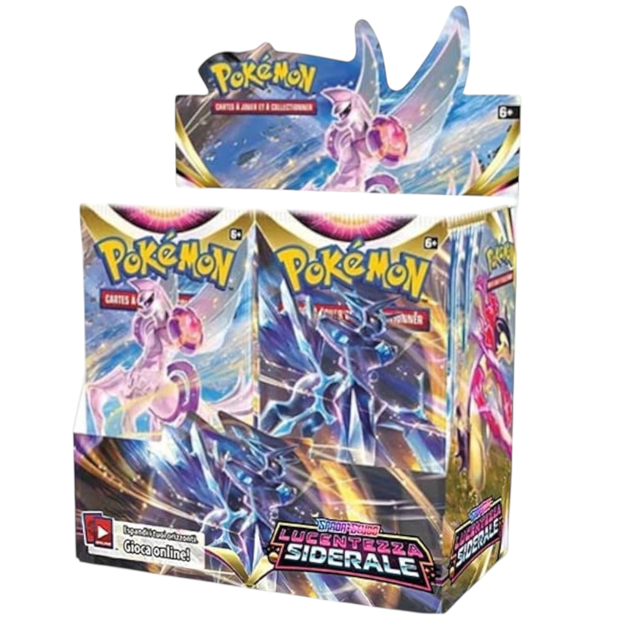 Pokemon Spada e Scudo Lucentezza Siderale booster box 36 bustine(IT)