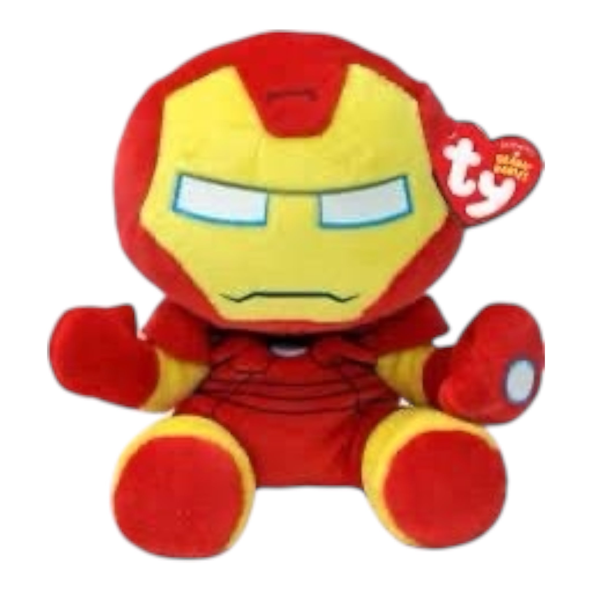Ty - Collezione Marvel, Iron Man Peluche 20 cm