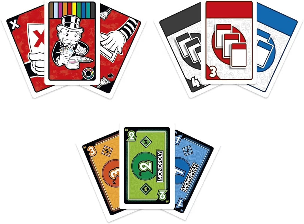 Hasbro Monopoly Bid Gioco di Carte Rapido per Famiglie Divertente e strategico, ideale per famiglie e bambini