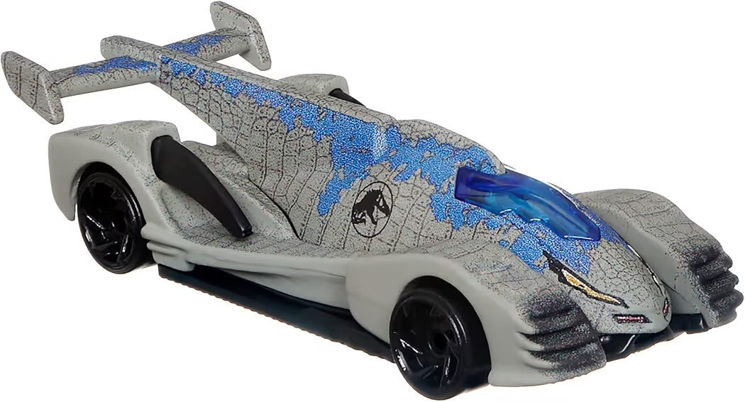 Mattel Hot Wheels Jurassic World Veicolo Velociraptor Blue