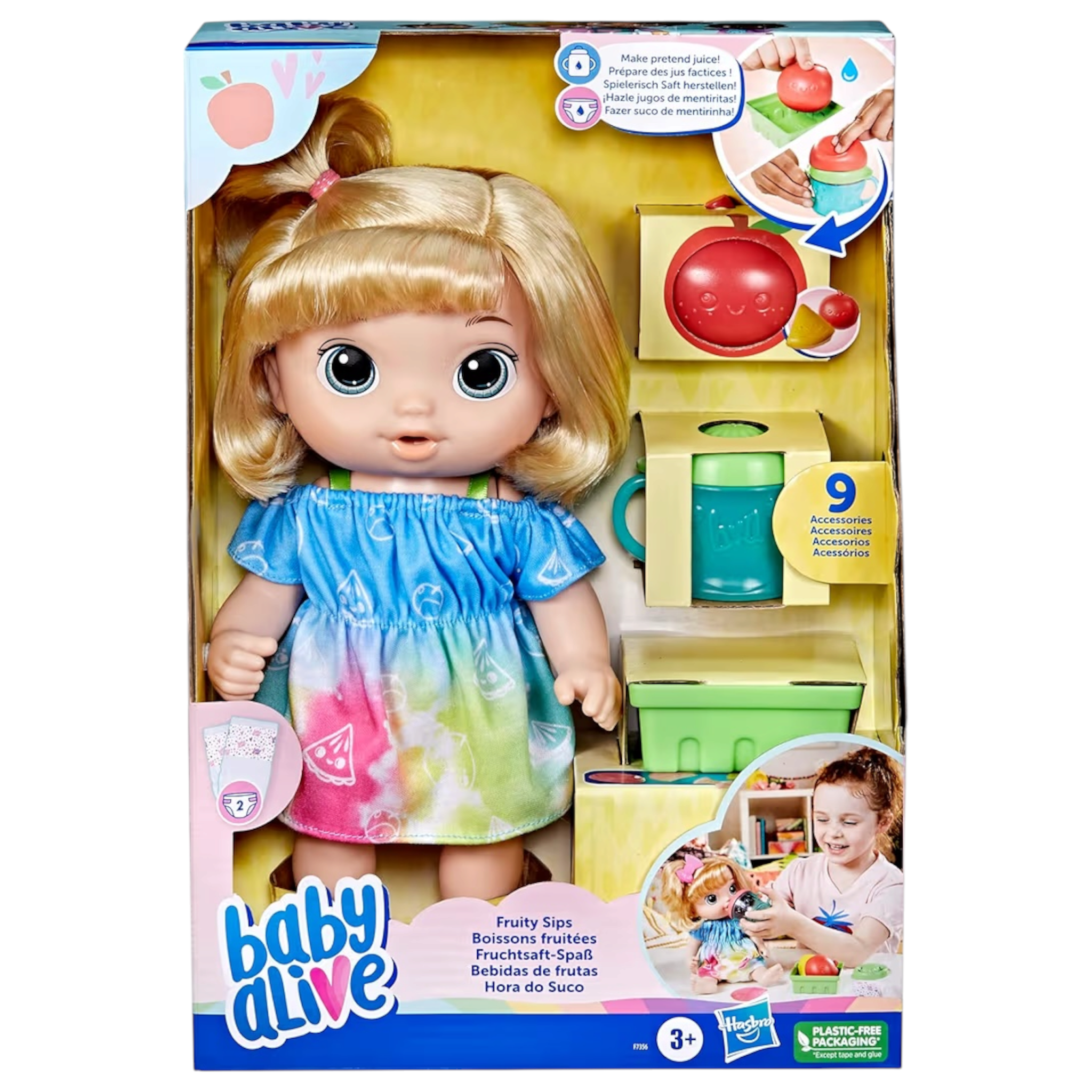 Hasbro Baby Alive Bevande Fruttate Bambola Interattiva