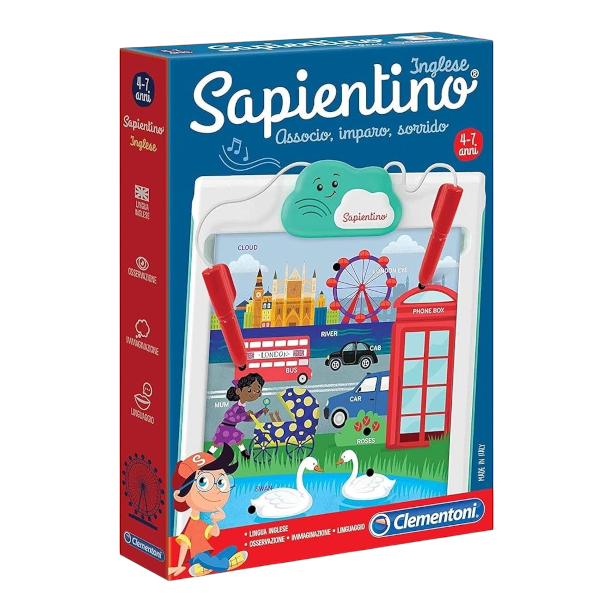 Clementoni Sapientino Inglese con penna interattiva parlante