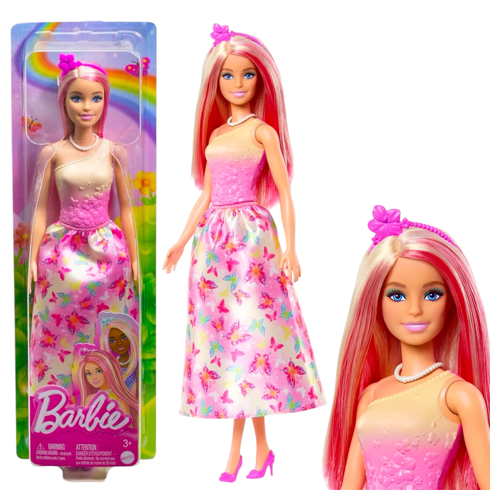 Mattel Barbie Sirena bambola con capelli fantasia ispirato alle conchiglie