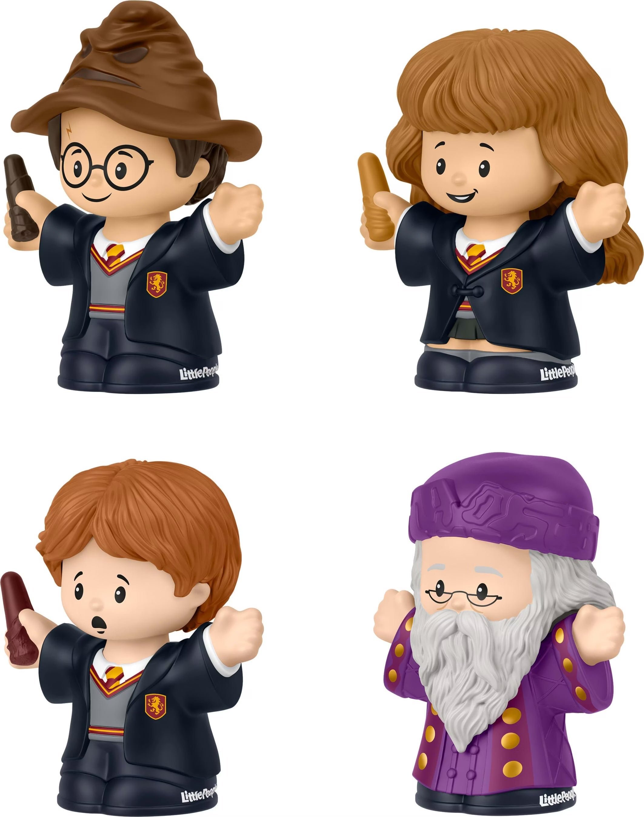 Mattel Fisher-Price Little People Collector Harry Potter e la Pietra Filosofale Edizione Speciale Film set per adulti e fan 4 personaggi