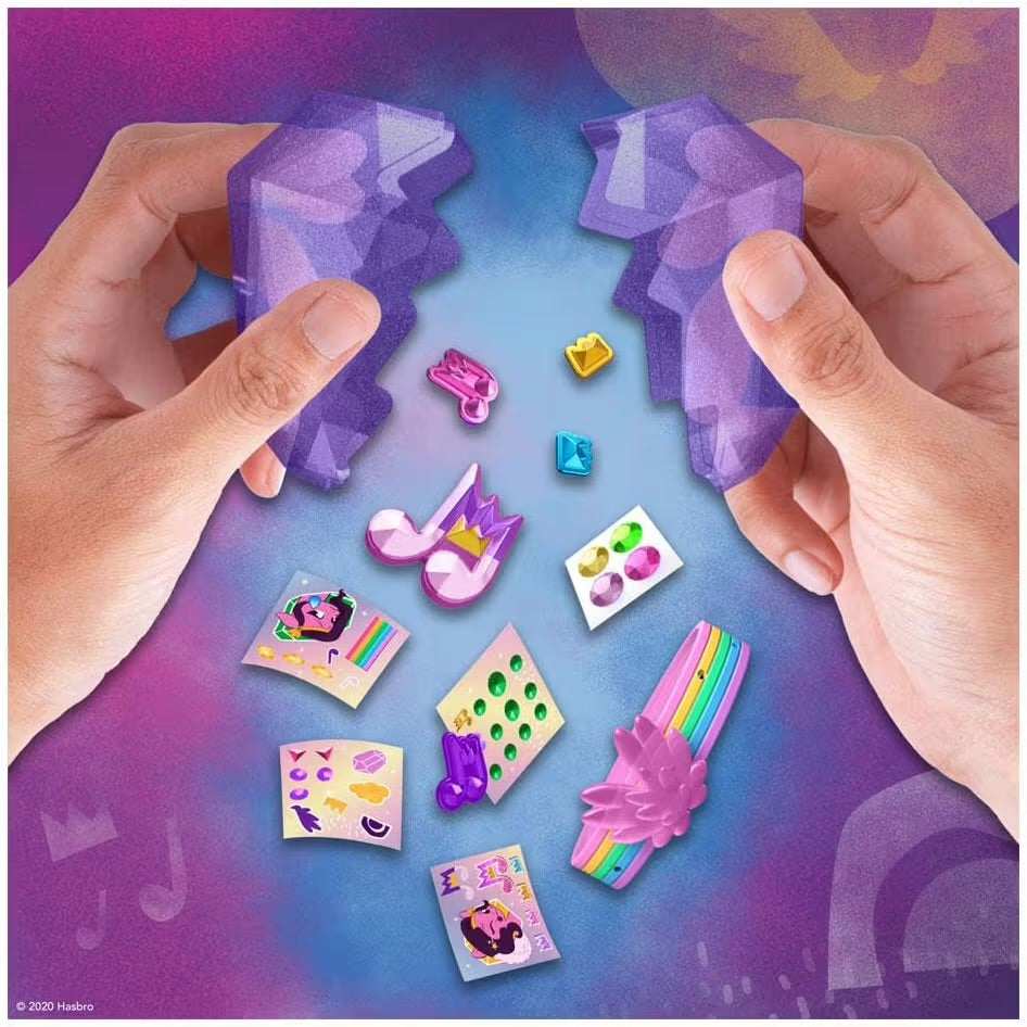 Hasbro My Little Pony Princess Petals 7,5 cm Braccialetto dell’Amicizia con Cristalli