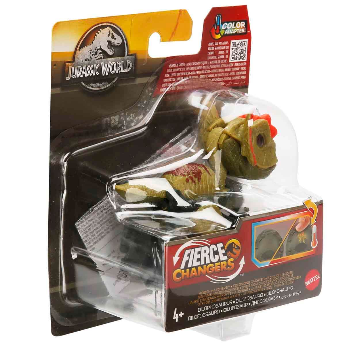 Mattel Jurassic World Dilophosaurus Trasformazione 2 in 1 HVB13