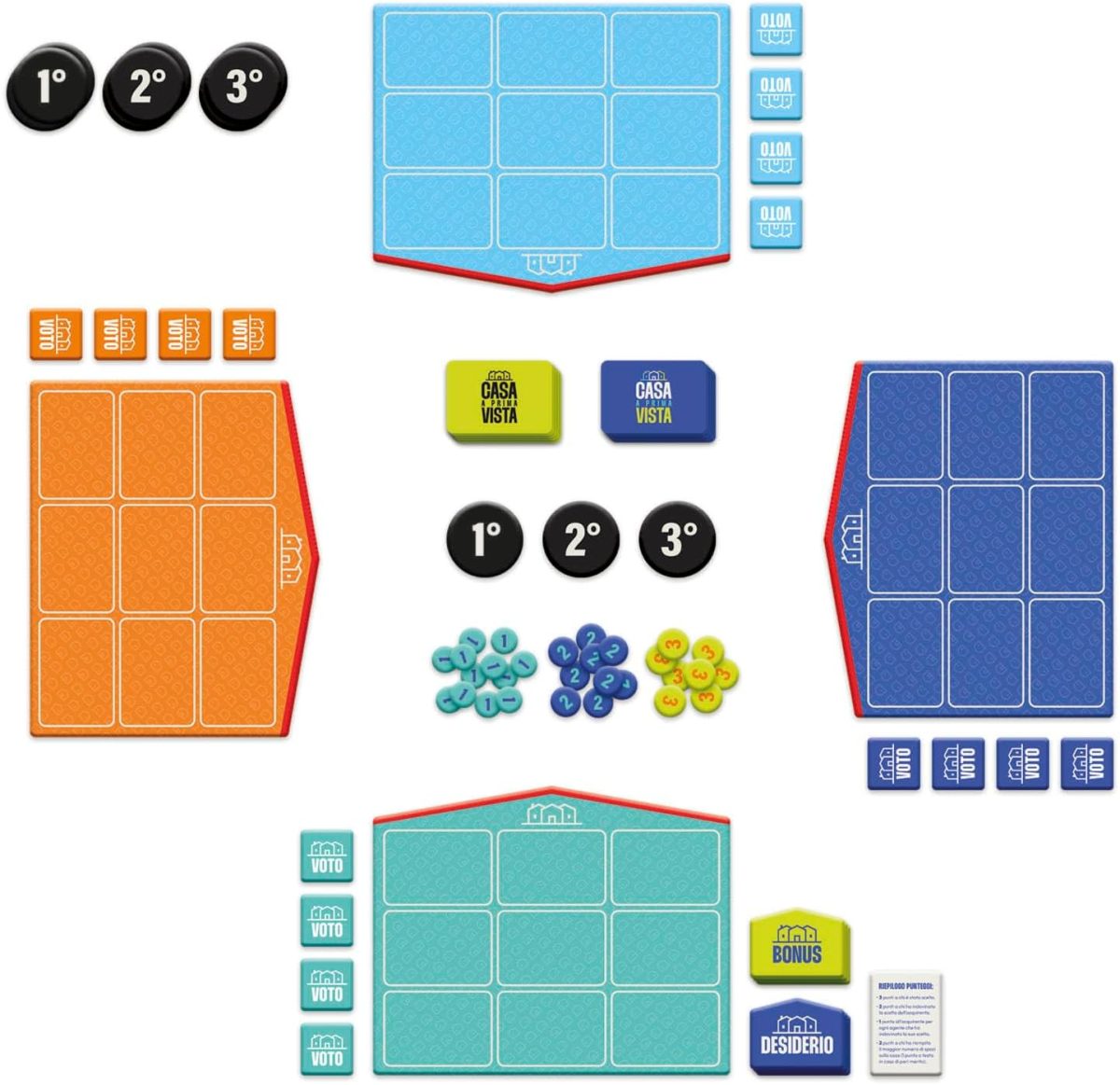 Clementoni Casa a Prima Vista Gioco da Tavolo Ispirato al Programma TV
