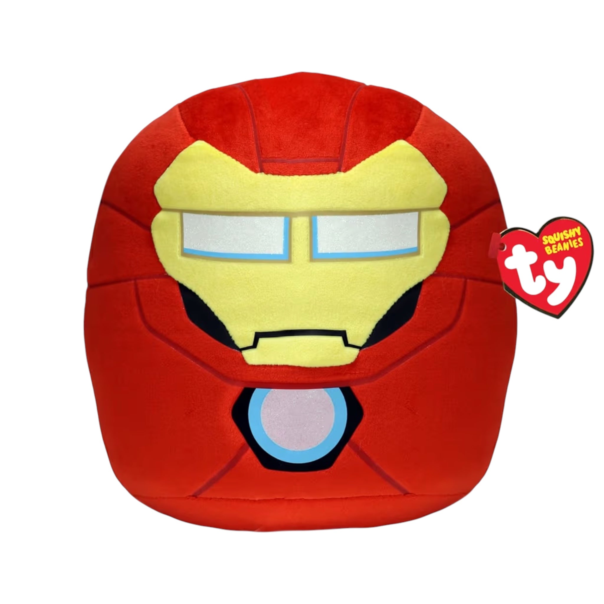 Ty Squishy Beanies Marvel Iron Man a Forma di Morbido Cuscino di Peluche 22 cm da collezione