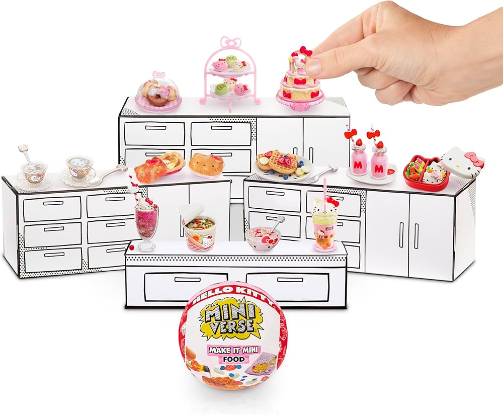 MGA's Miniverse Make It Mini Food Sanrio Hello Kitty - Miniature da Collezione Blind box