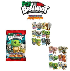 Skifidol Italian Brainrot Portachiavi 3D con Carta Promo