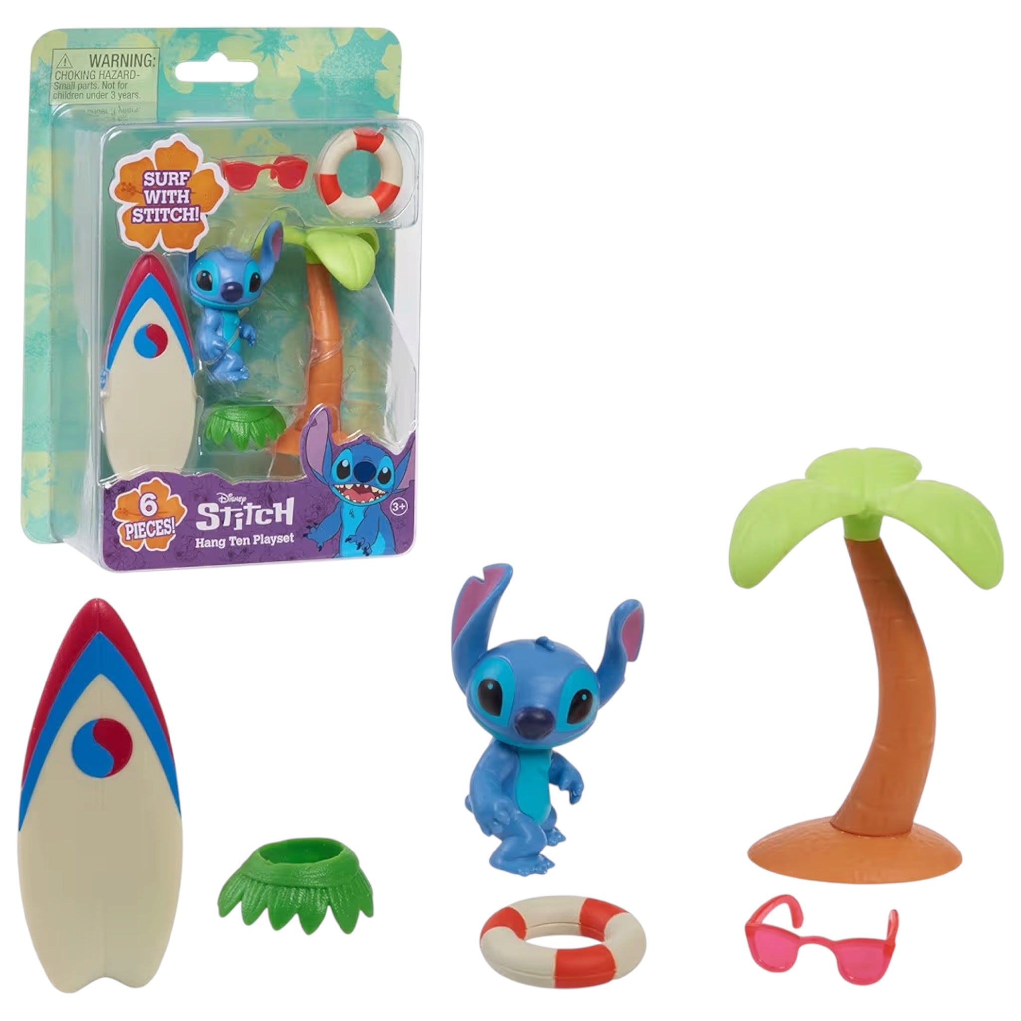 DISNEY STITCH Cofanetto Surf con 1 personaggio e accessori
