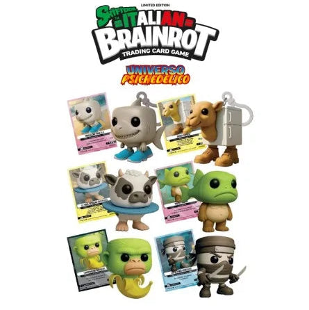 Skifidol Italian Brainrot Portachiavi 3D con Carta Promo