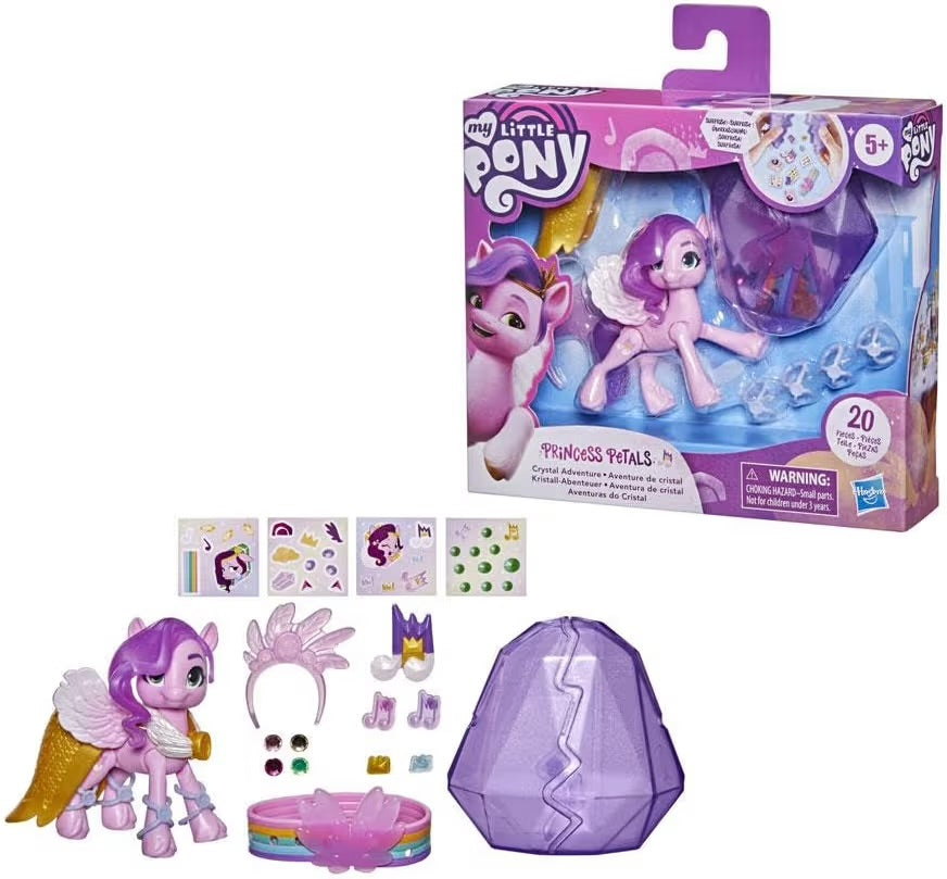 Hasbro My Little Pony Princess Petals 7,5 cm Braccialetto dell’Amicizia con Cristalli
