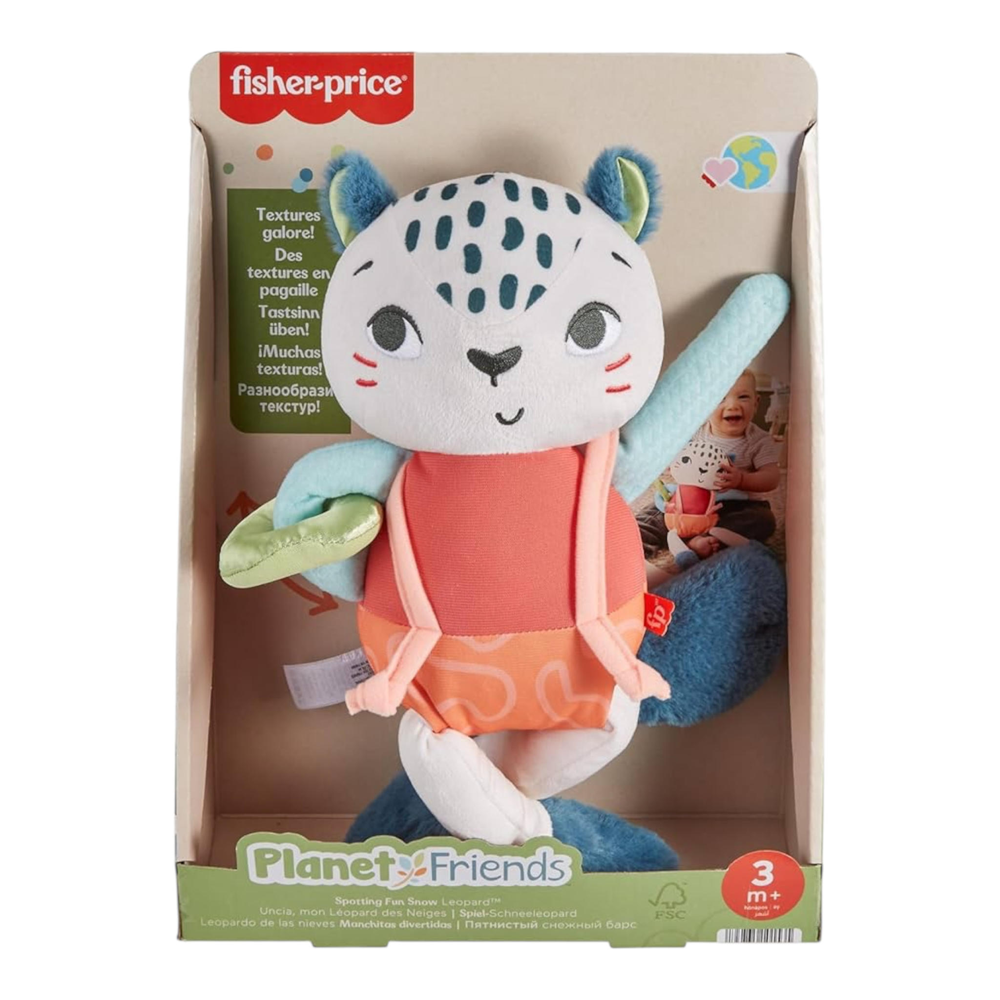 Fisher-Price Amici del Pianeta - Leopardino 3 mesi+