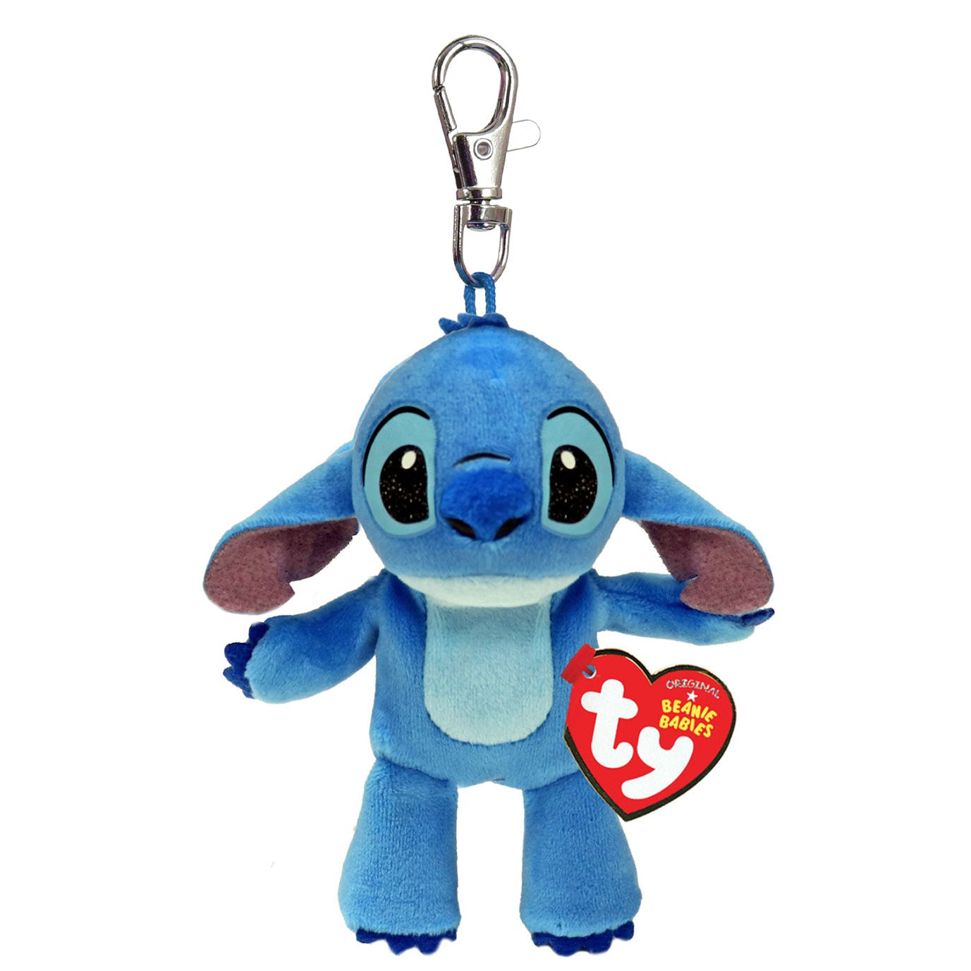 TY Stitch Disney Portachiavi Beanie Clip
