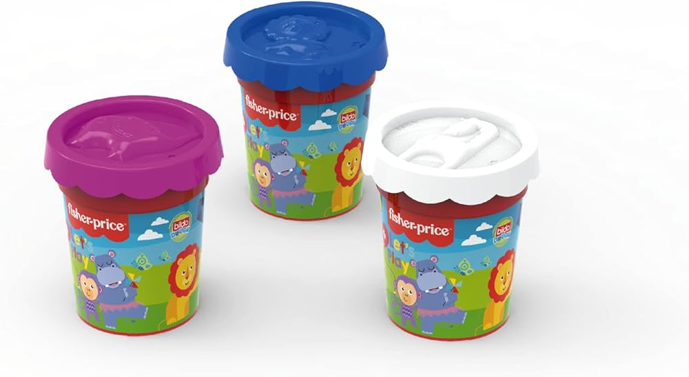 Fisher-Price Plastilina 3 Vasetti da 110g