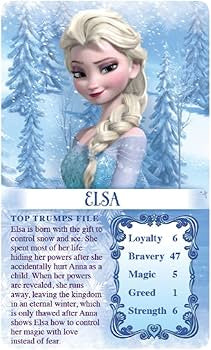 Top Trumps Minis Card Game Disney Forzen mazzo di carte Who is the most magical?