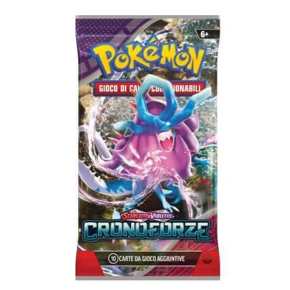 Pokemon scarlatto e violetto –Cronoforze Bustina da 10 Carte Collezionabili