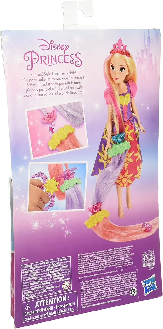 Hasbro Rapunzel Principessa Disney Bambola con extension per capelli e accessori