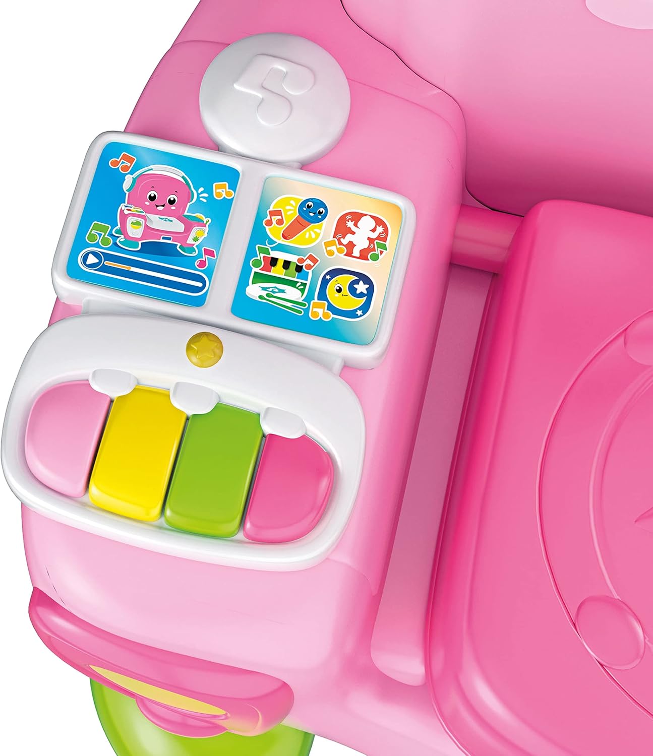 Baby Clementoni Poltroncina Interattiva Canta Suona e Balla Pink