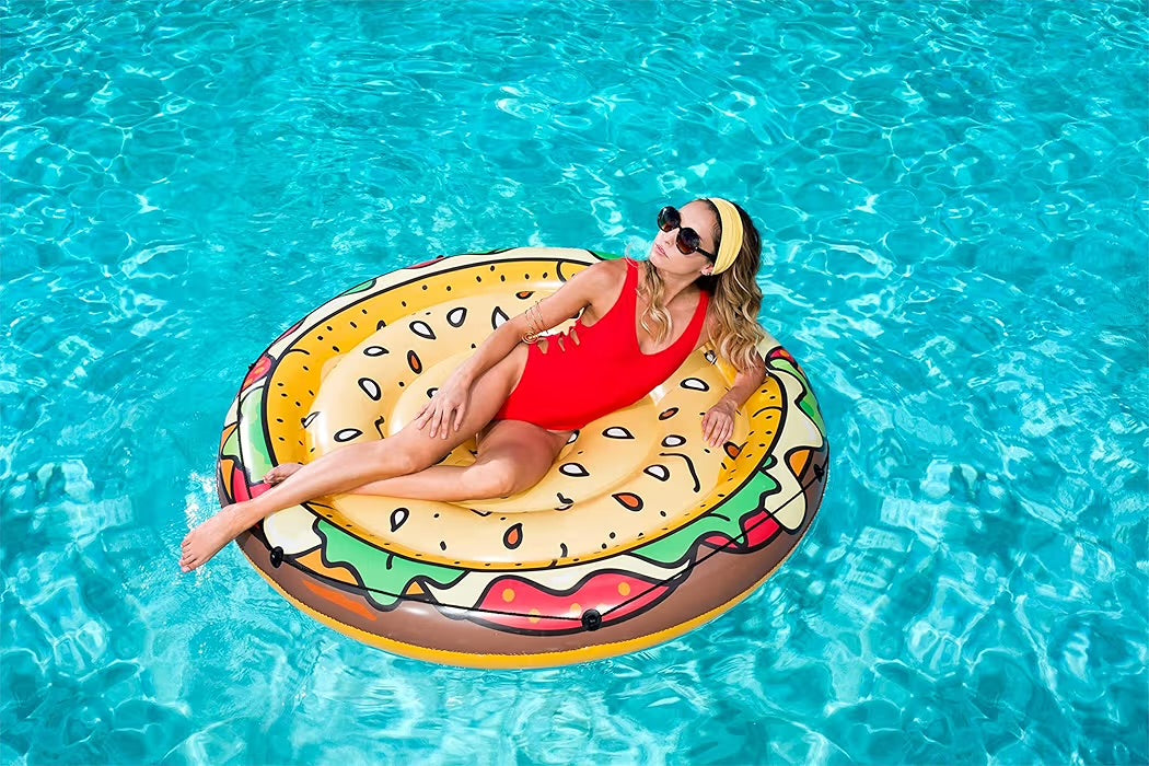 Bestway Isola gonfiabile a forma di hamburger 150 cm