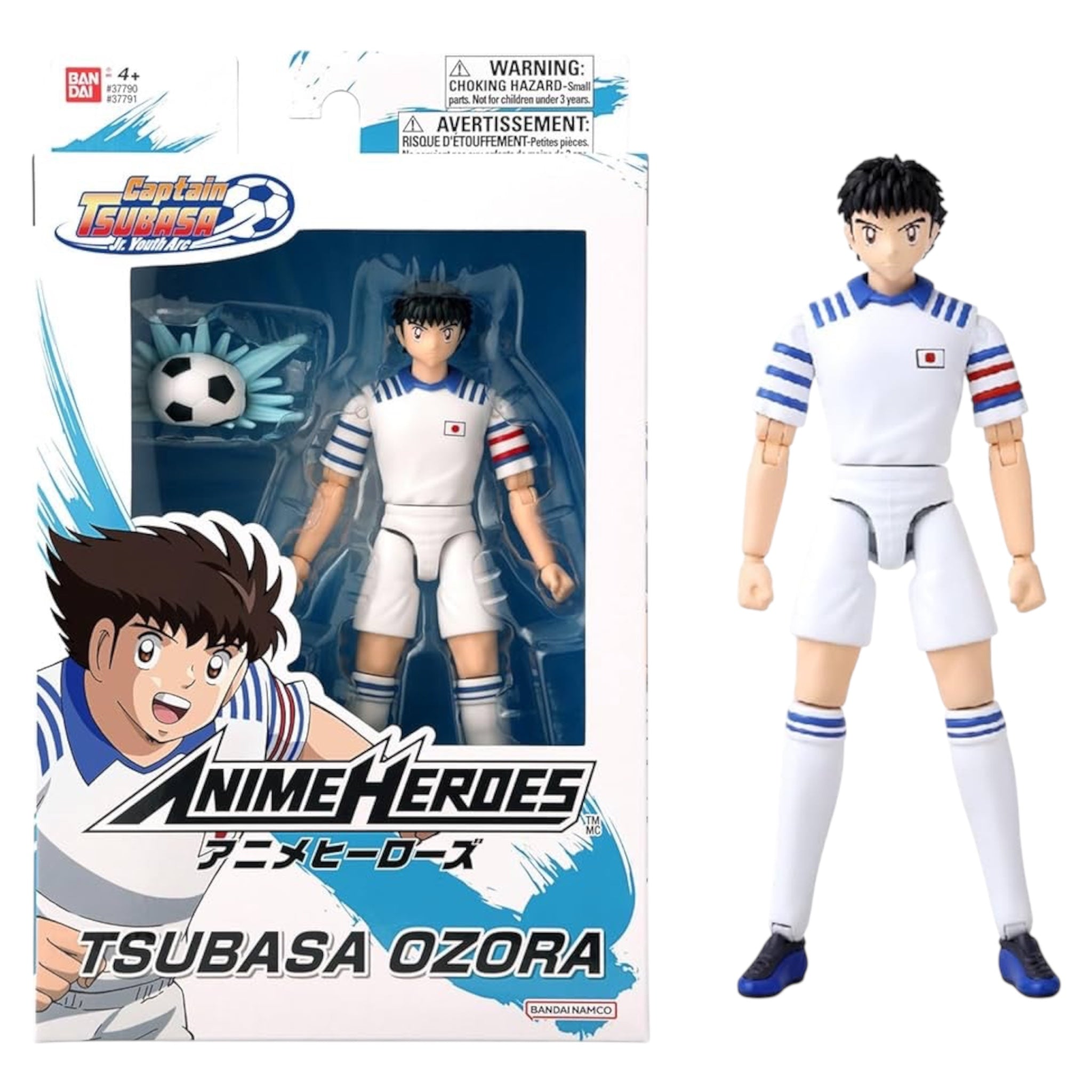 Bandai Anime Heroes Captain Tsubasa Holly e Benji Action Figure