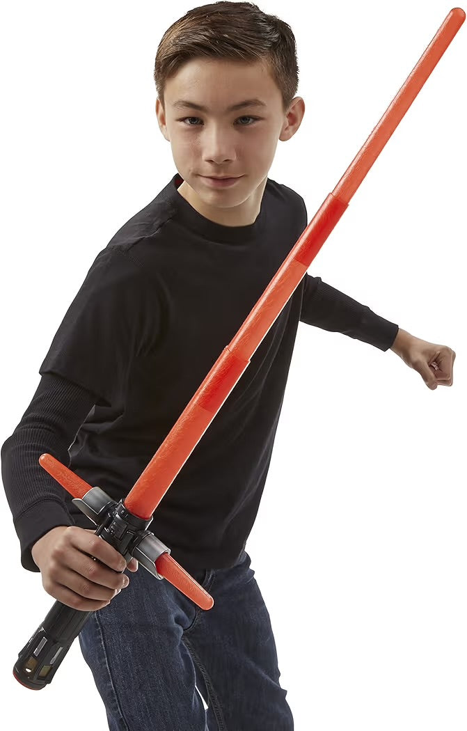 Hasbro Disney Star Wars The Force Awakens Kylo Ren Deluxe Electronic Lightsaber BladeBuilders 2015