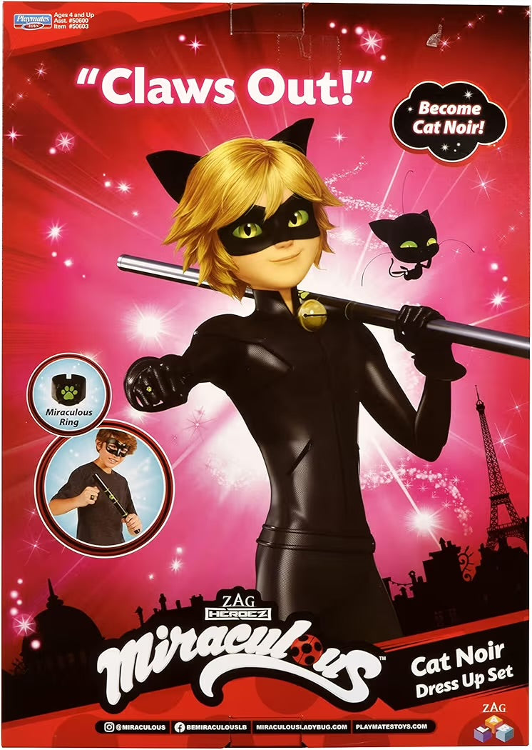 BANDAI Miraculous Play Set trasformazione Cat Noir