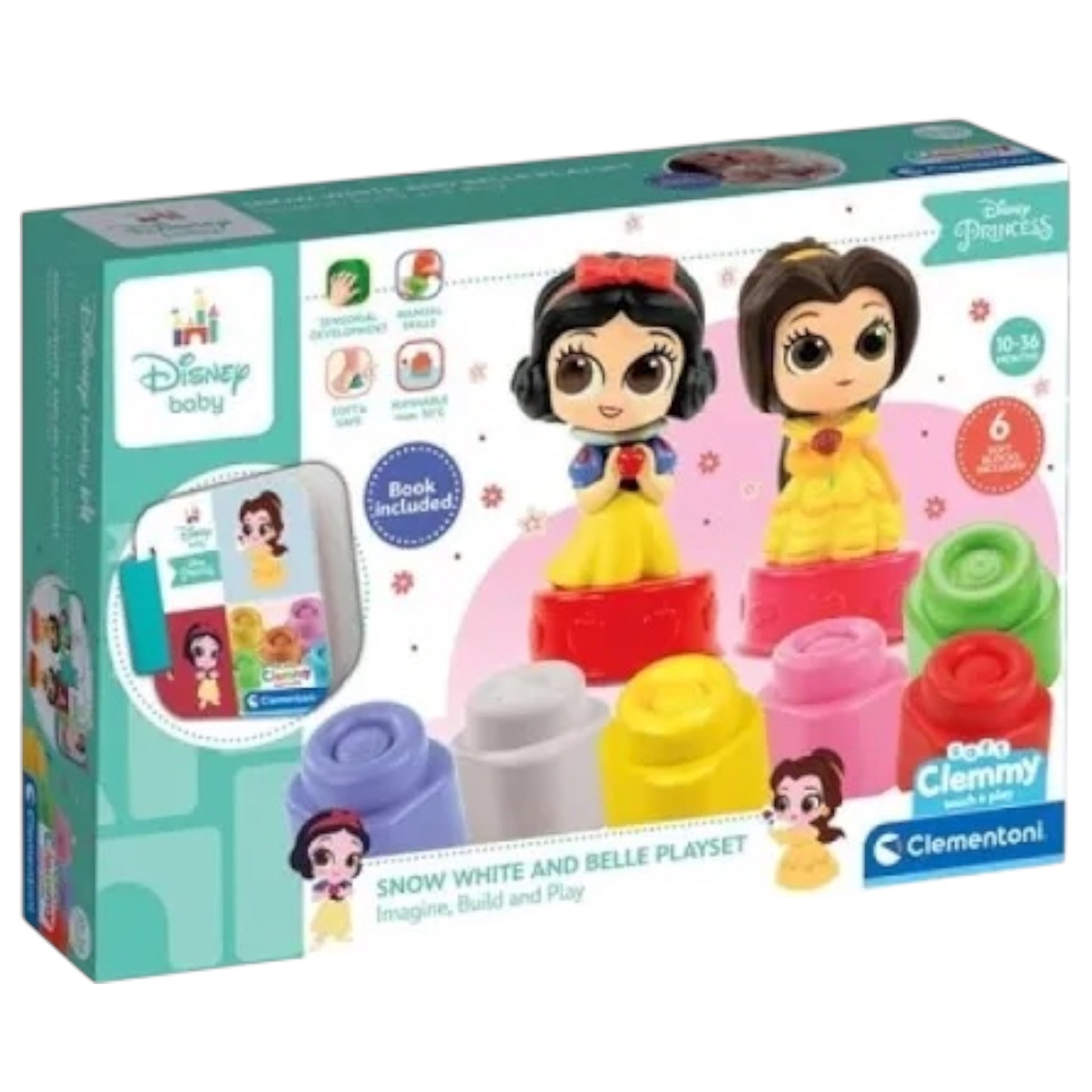 Clementoni Soft Clemmy - Disney Snow White & Belle Playset