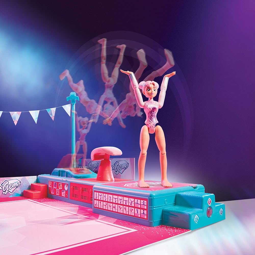 Grandi Giochi Team Gem Arena Playset con Ginnasta
