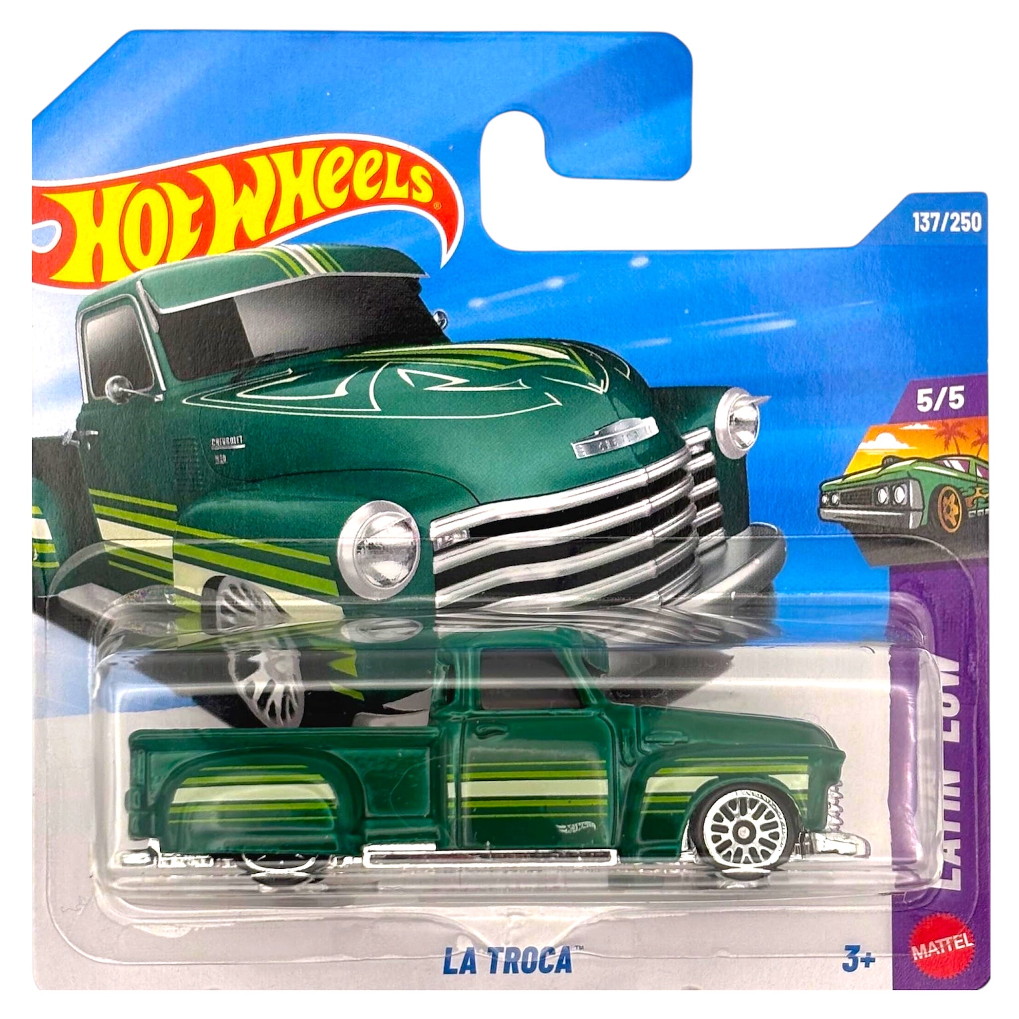 Hot Wheels La Troca Layin Low 5/5 (137/250) Modello Fantasy Car 1:64