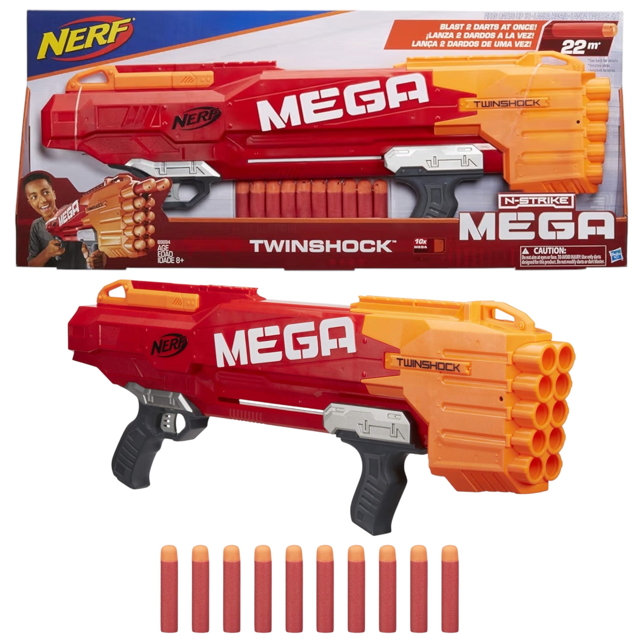 Hasbro Nerf Elite Mega twinshock di B9894EU40