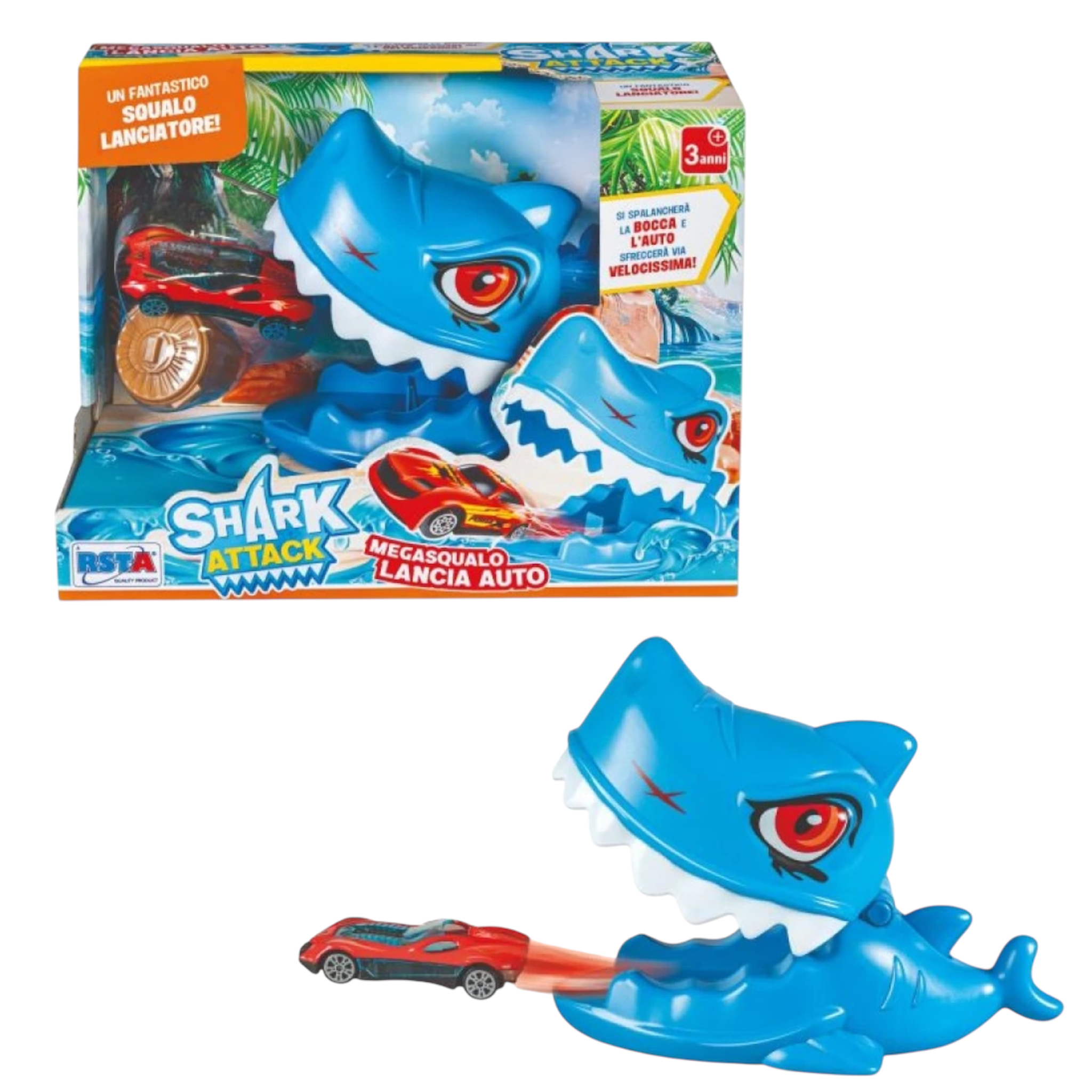 Rstoys Shark attack lancia auto